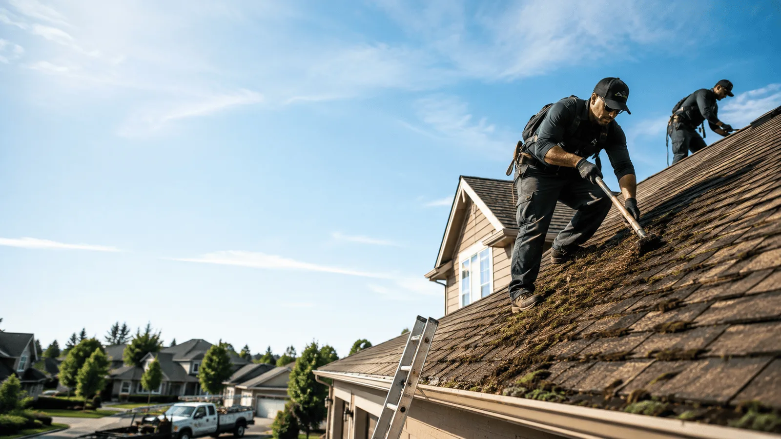 Roof Moss Removal in Okemos, MI near me